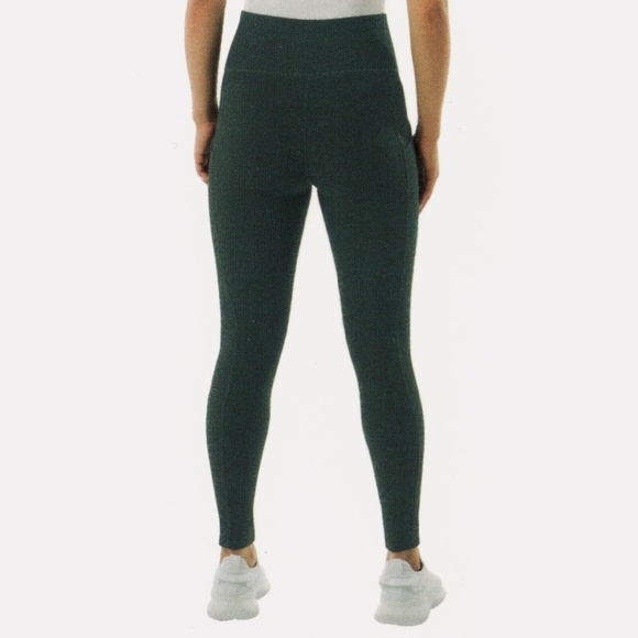 32 Degrees Cool Thin Ribbed Skinny Leggings, Urban Chic/Green, Size XL, NWT - Picture 2 of 14